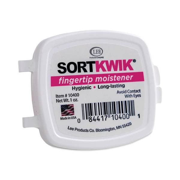 Lee Sortkwik Fingertip Moisteners, 1 oz, Pink 10400